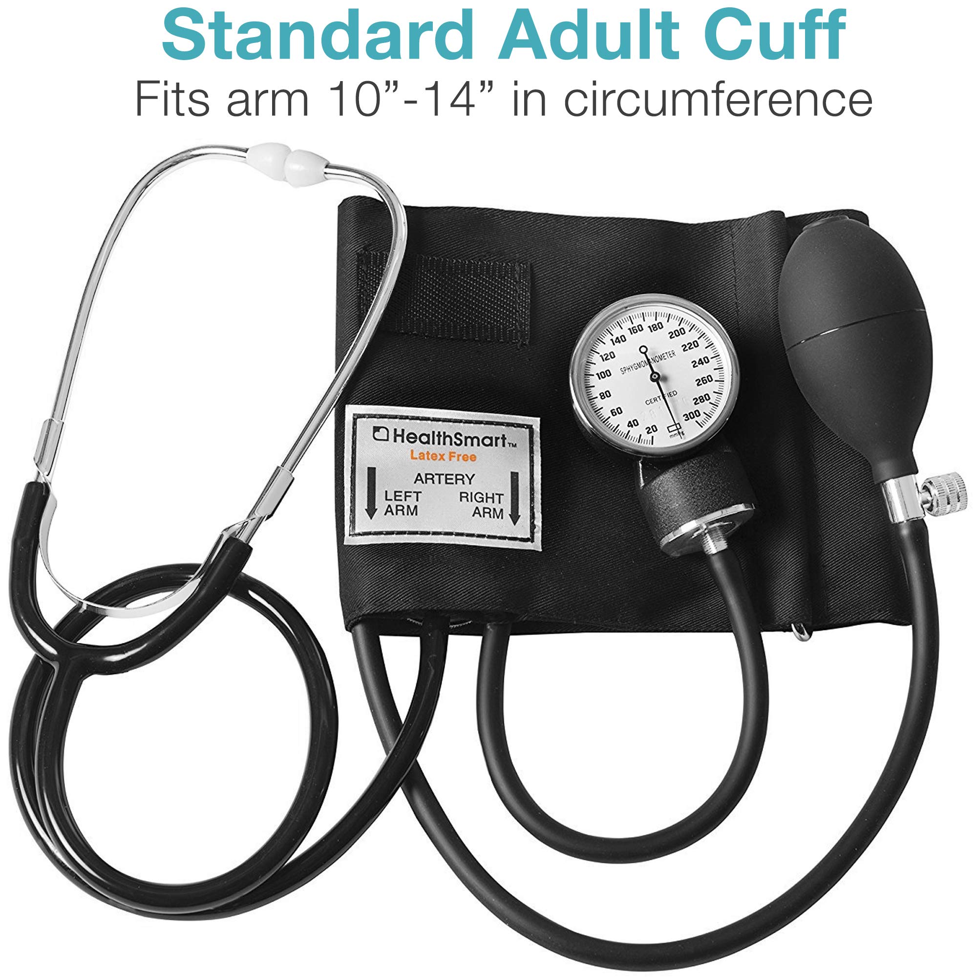 HealthSmart manual BP monitor kit with stethoscope