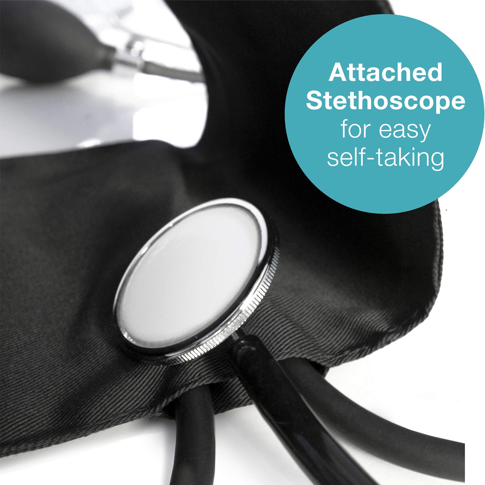 HealthSmart BP monitor attached stethoscope and gauge