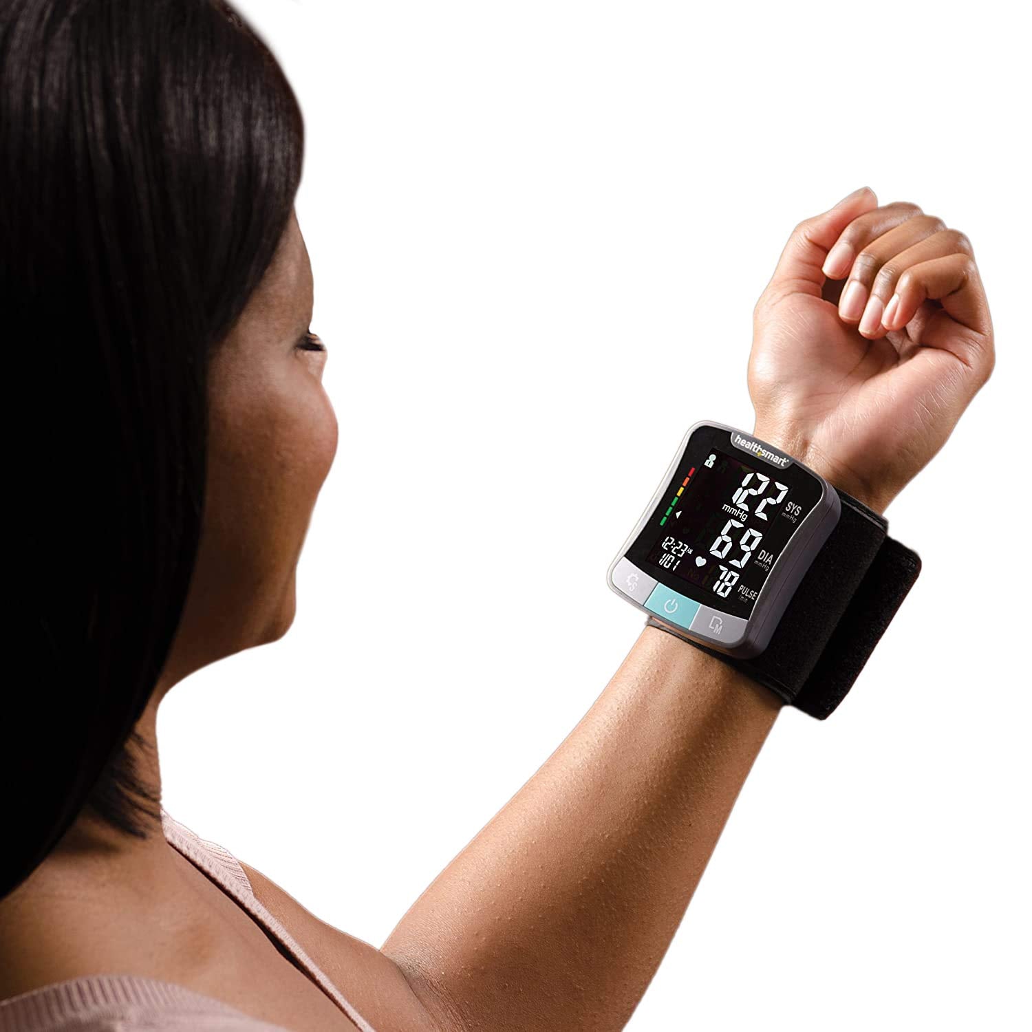 Sleek carrying case for HealthSmart monitor