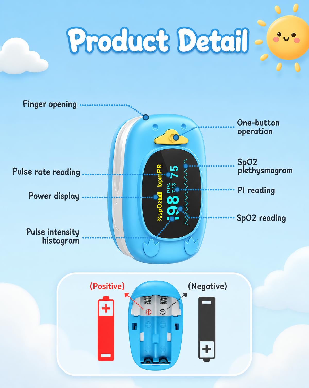 Healthtree JKS50A oxygen saturation tracker used for sports