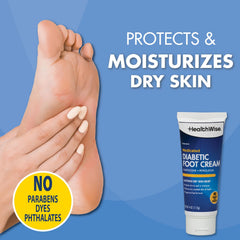 HealthWise Diabetic Foot Cream 4 oz packaging