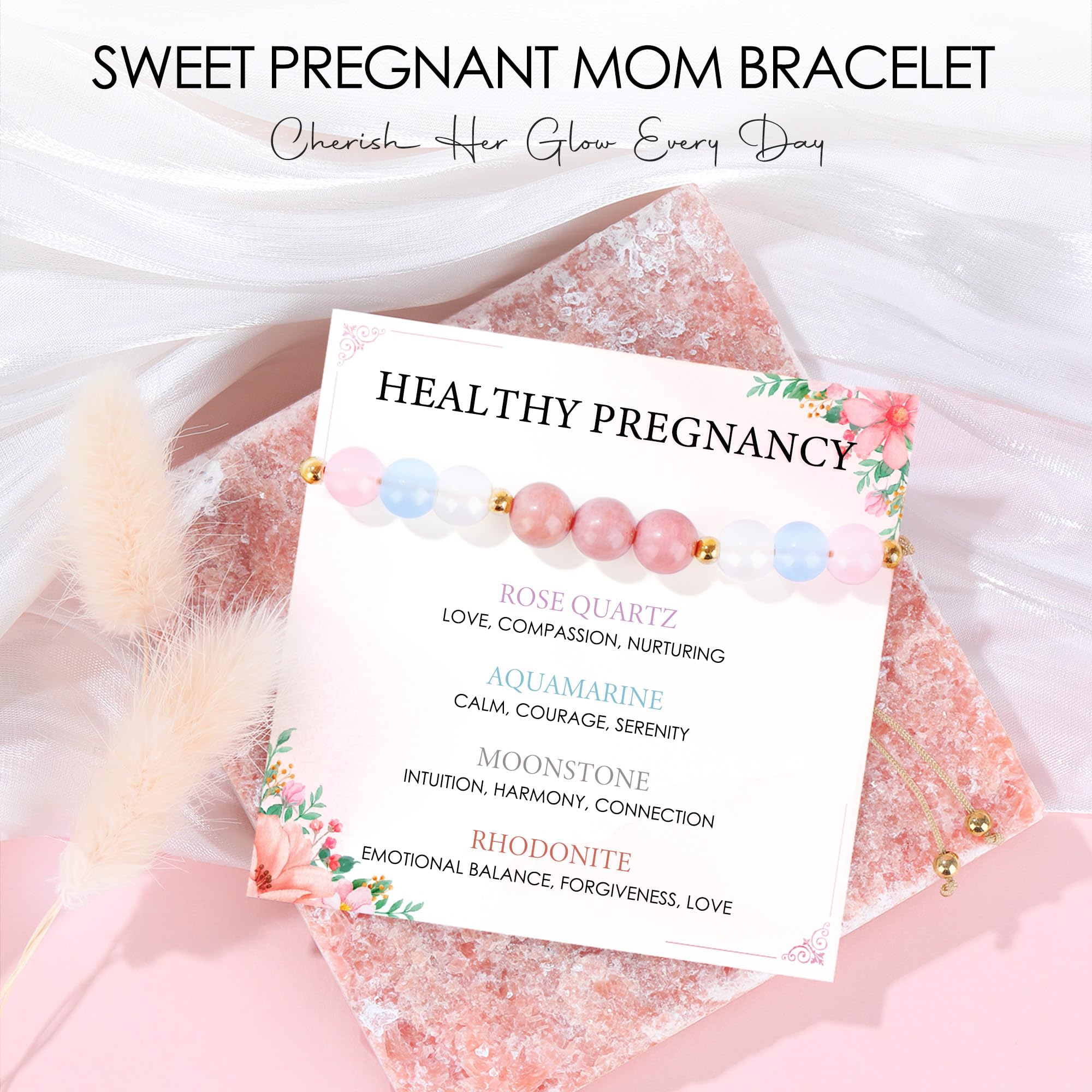 healthy pregnancy bracelet from pregnancy gift box