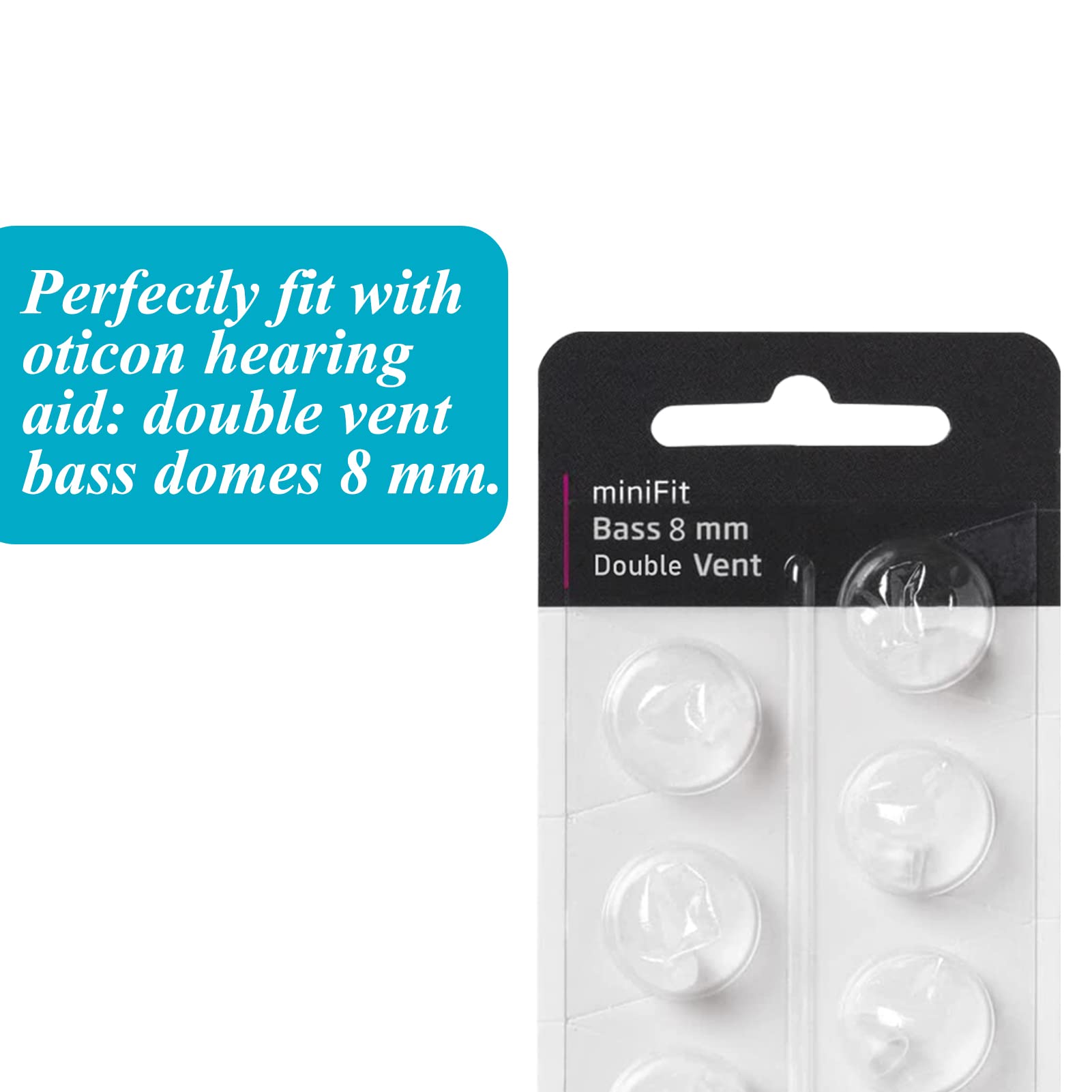 Hearing aid domes 20pcs Oticon supplies
