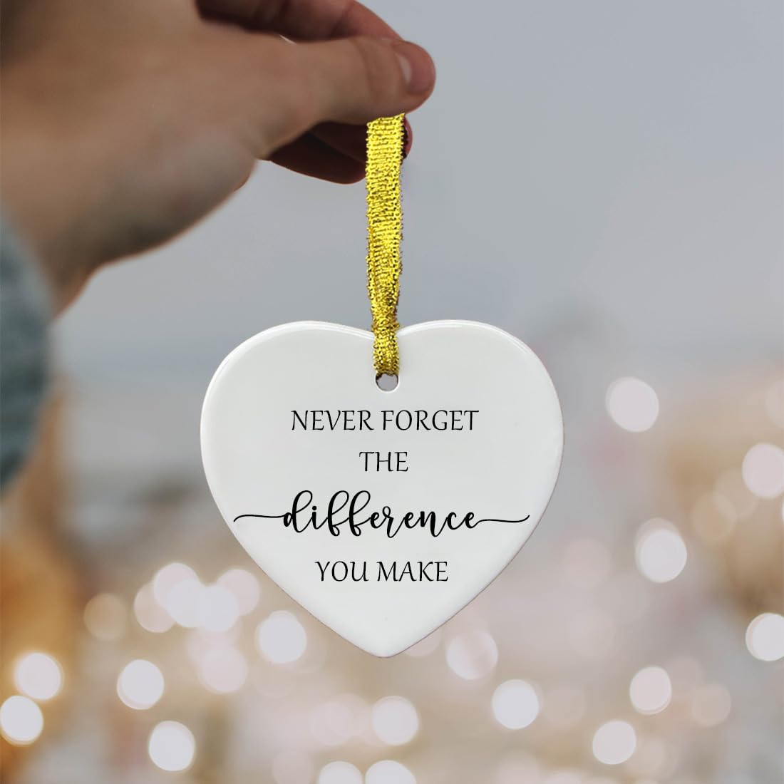 Durable ceramic heart keepsake for lasting memories