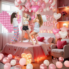 54 by 47 inch heart shaped backdrop wall