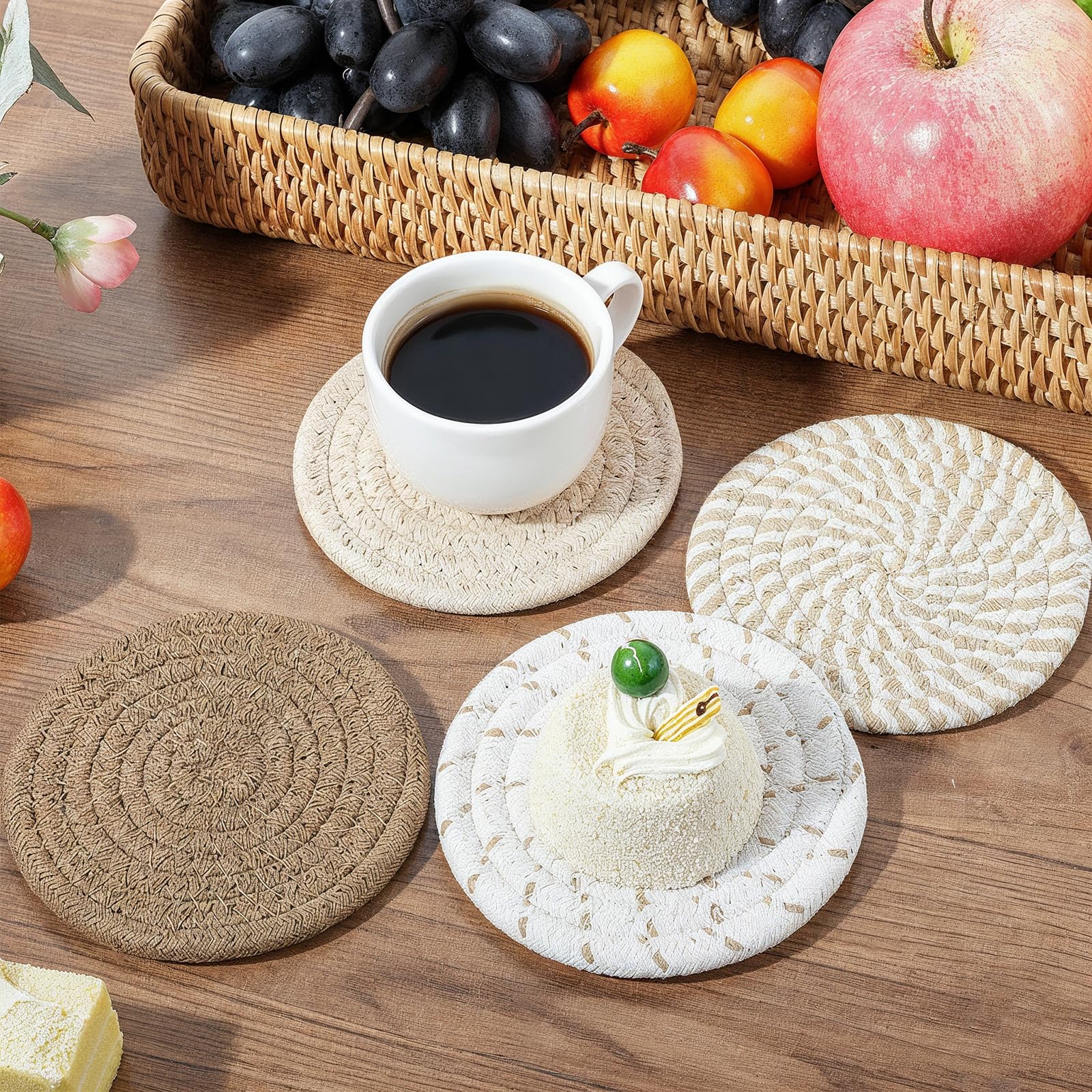 Housewarming gift idea a four-pack coaster set