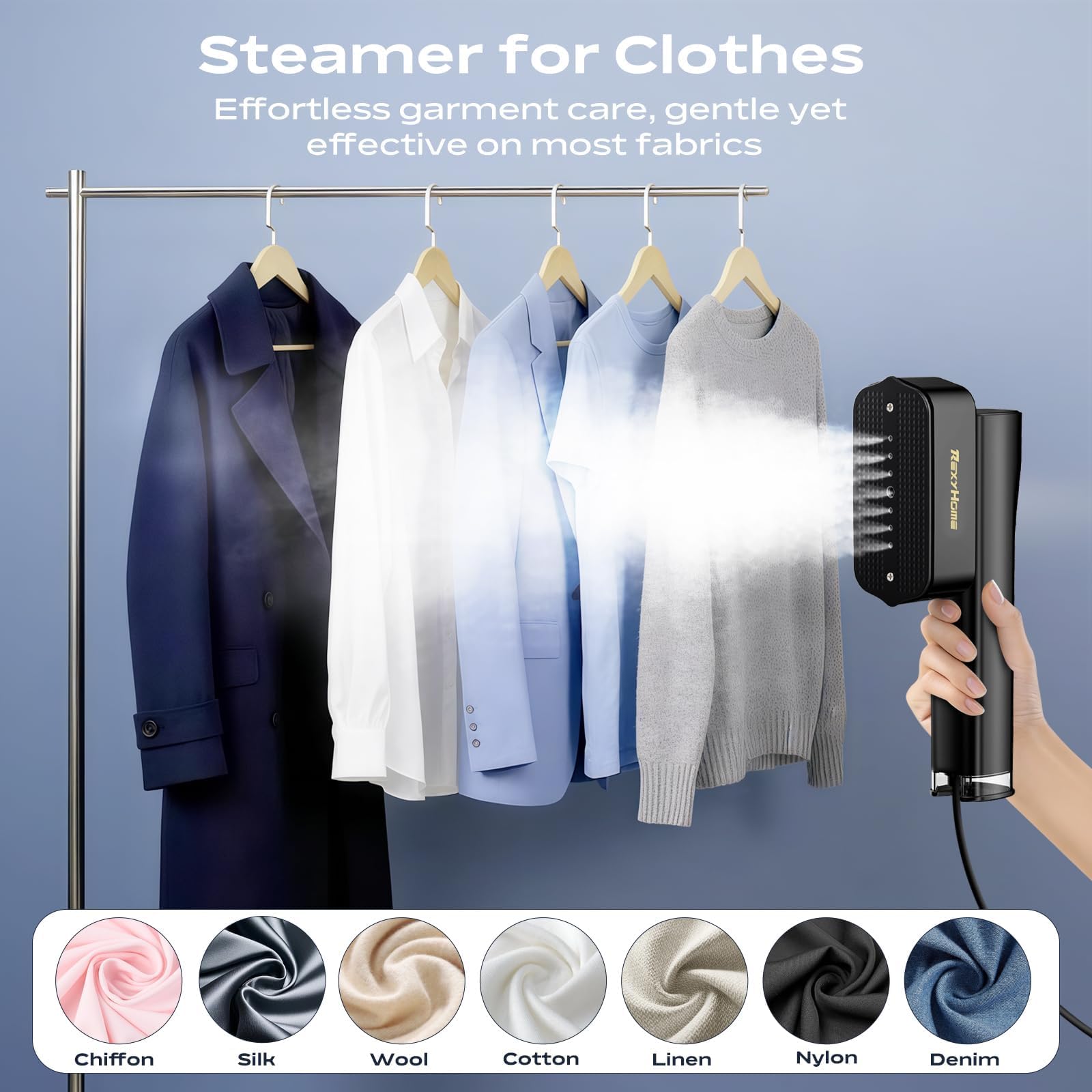 High temp 350°F steamer surface for wrinkle removal