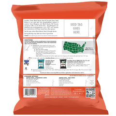Heat tolerant drought resistant seed mix with tall fescue and Texas bluegrass
