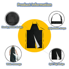 Heavy-duty lined polyester apron for pottery and woodturning