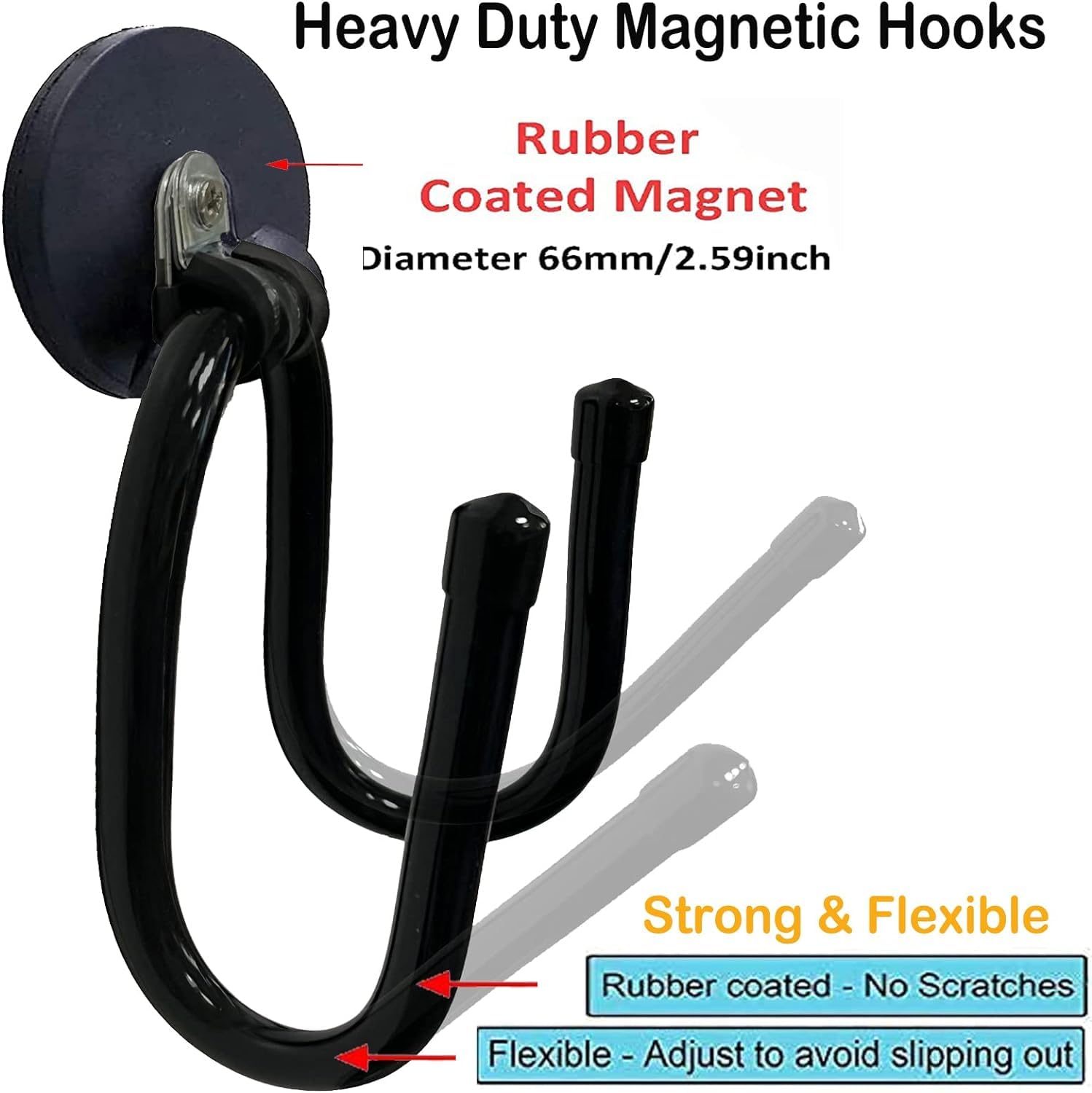 Heavy Duty Magnetic Hooks holding tools