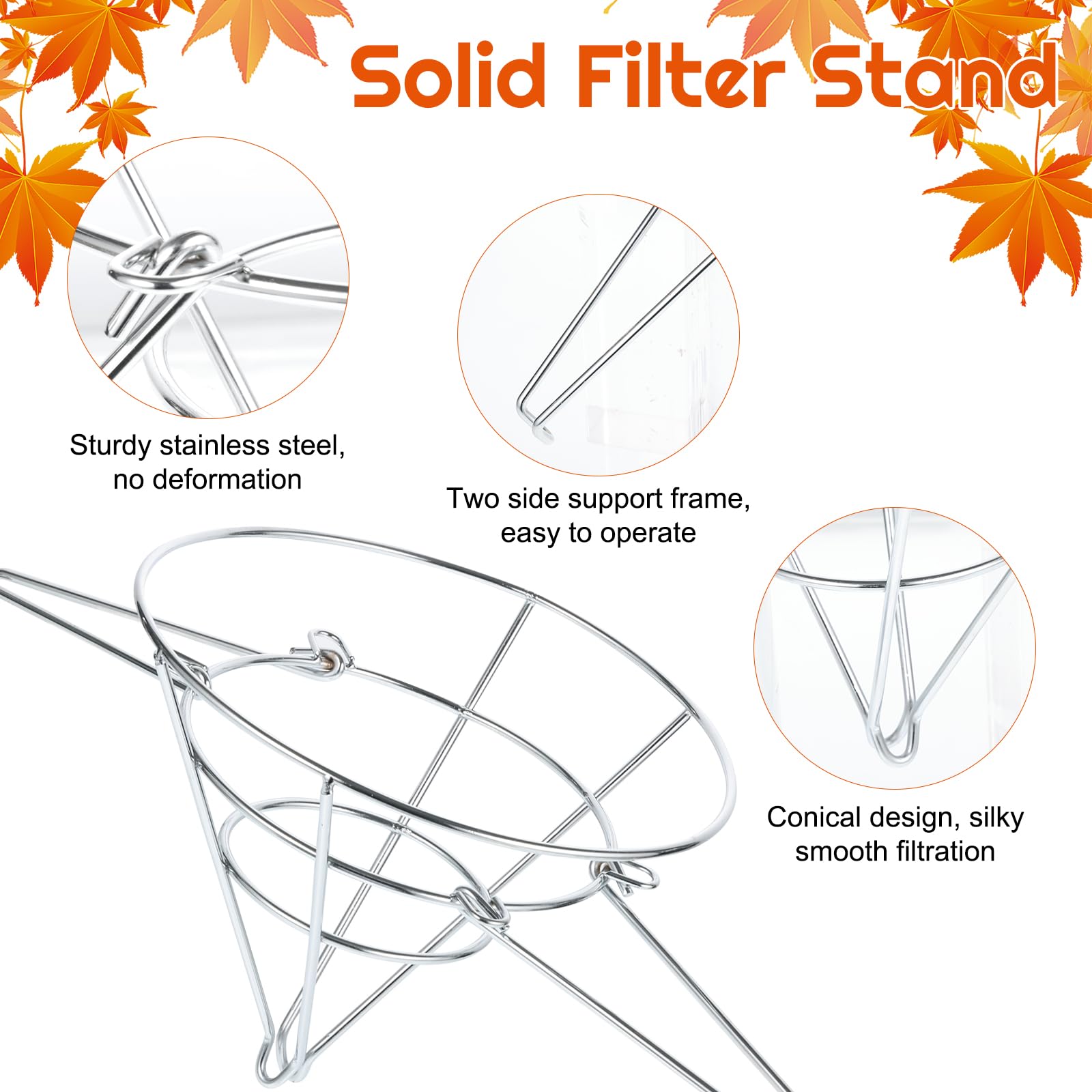 Heavy-duty maple filter with cotton cloth