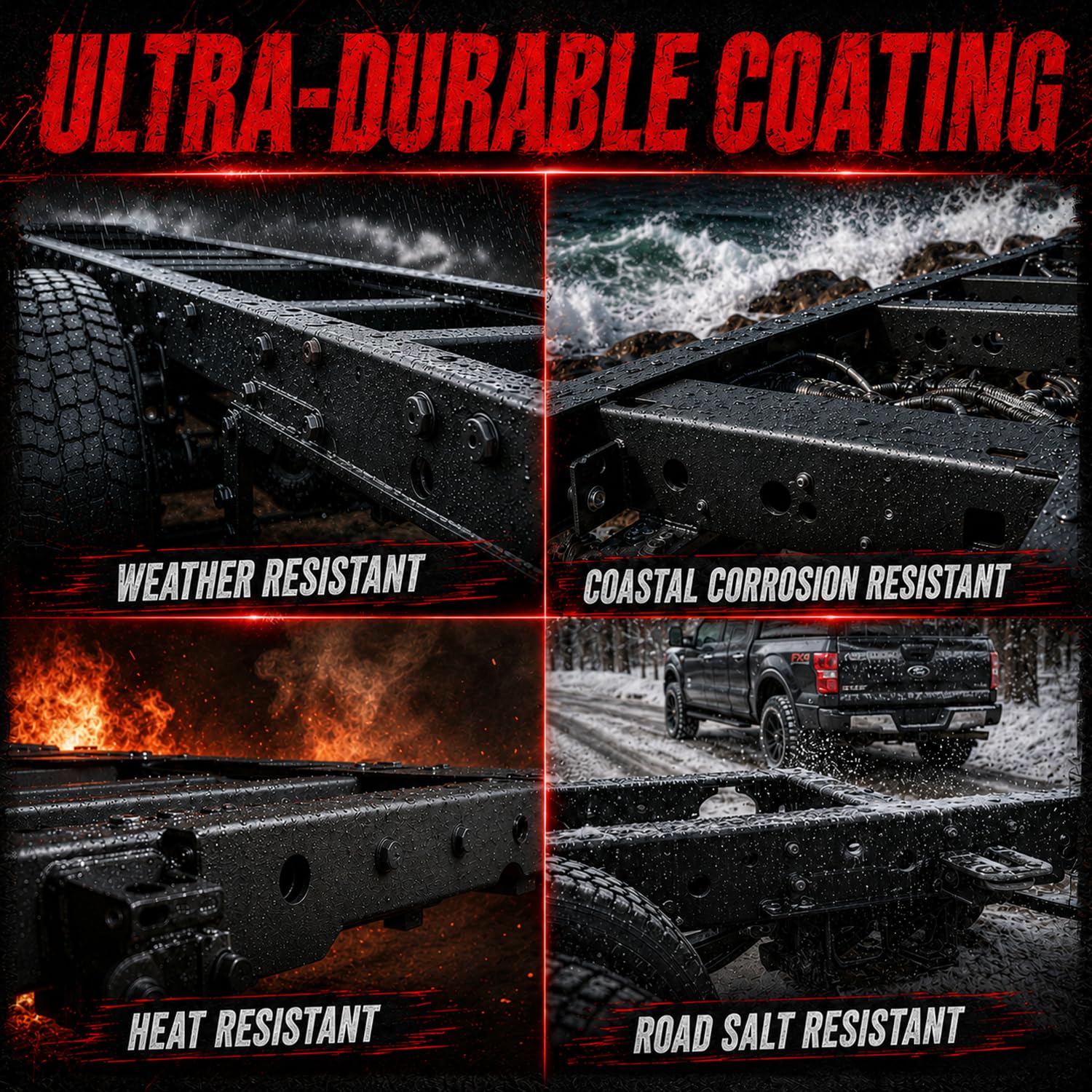 Heavy-duty trucks trailers and industrial equipment rust protection
