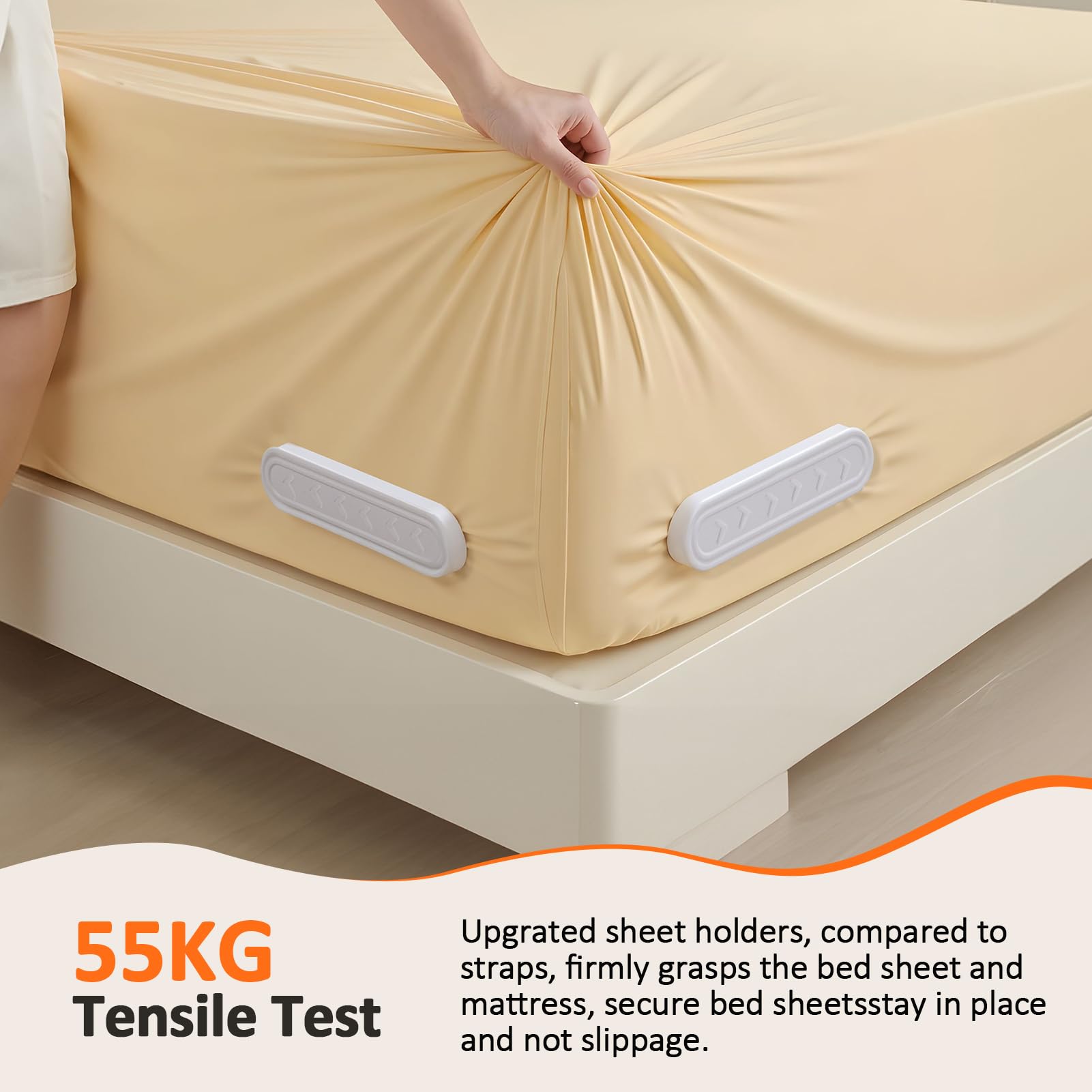 Fits almost all mattress sizes twin to king