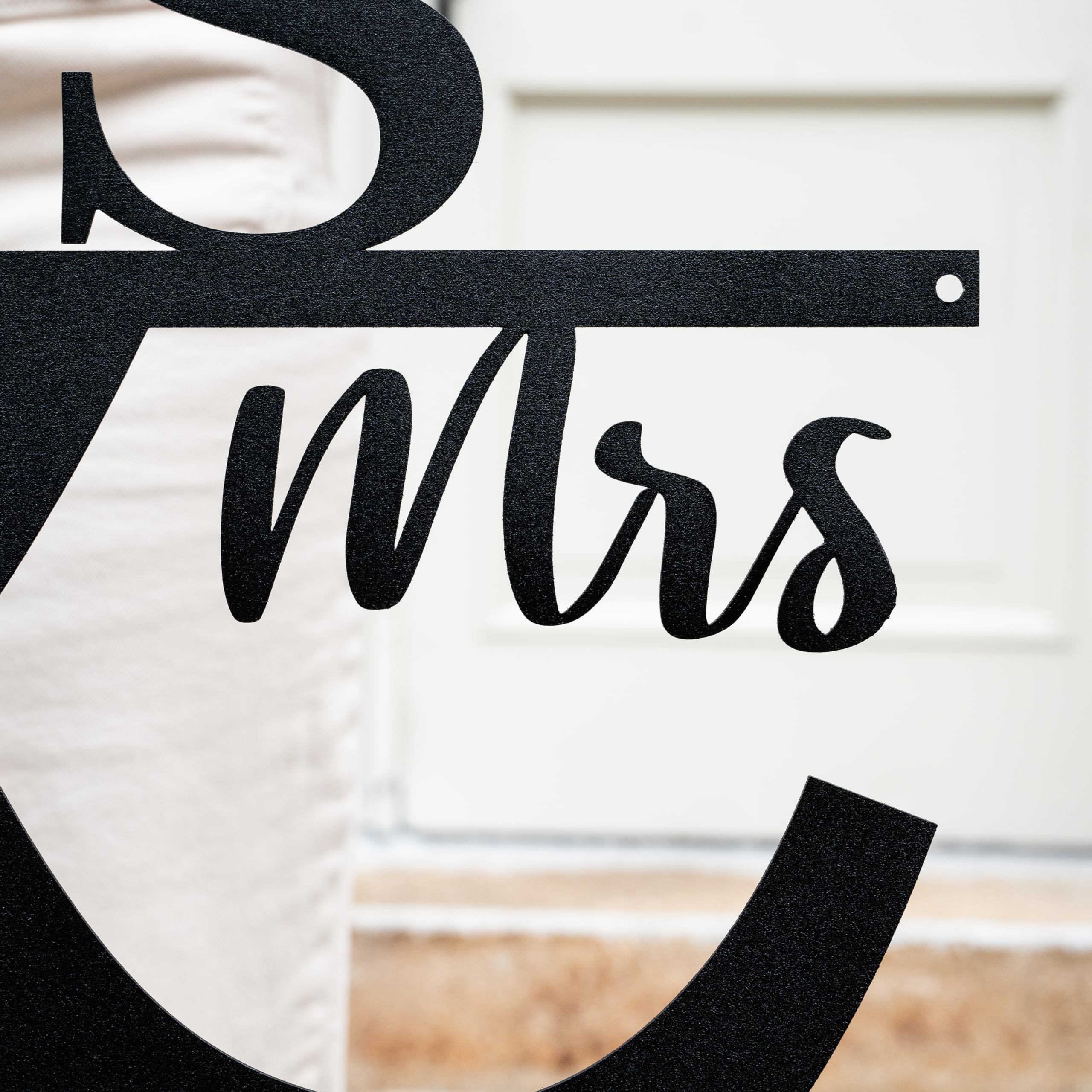 Heavy duty steel sign for indoor and outdoor use