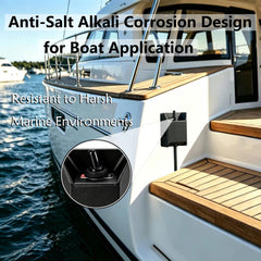 PA66 nylon housing provides impact resistance