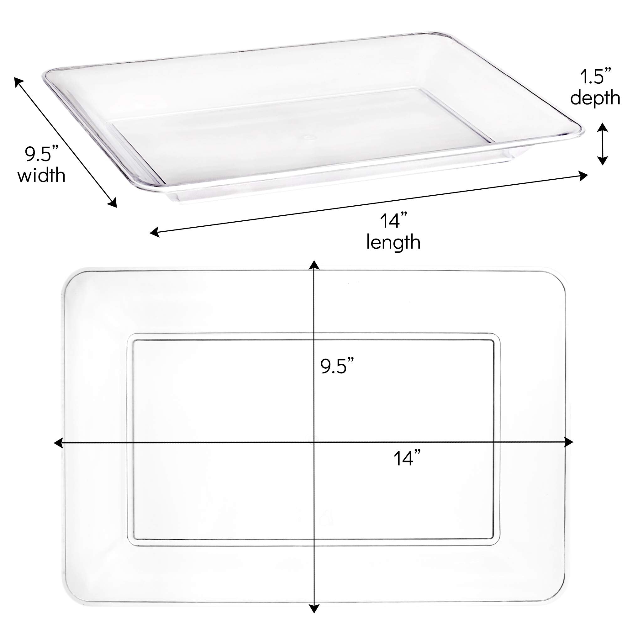 Disposables and recyclable serving tray for quick cleanup