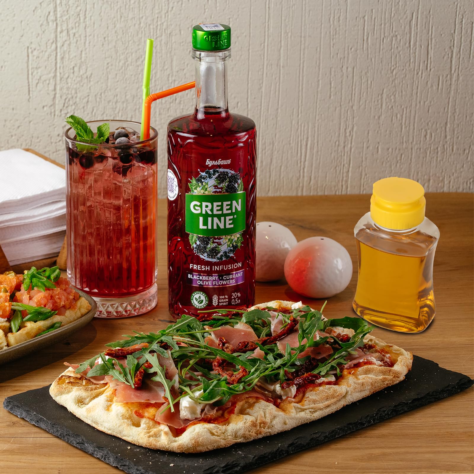 Kitchen condiment bottle 180ml for honey sauces epoxy