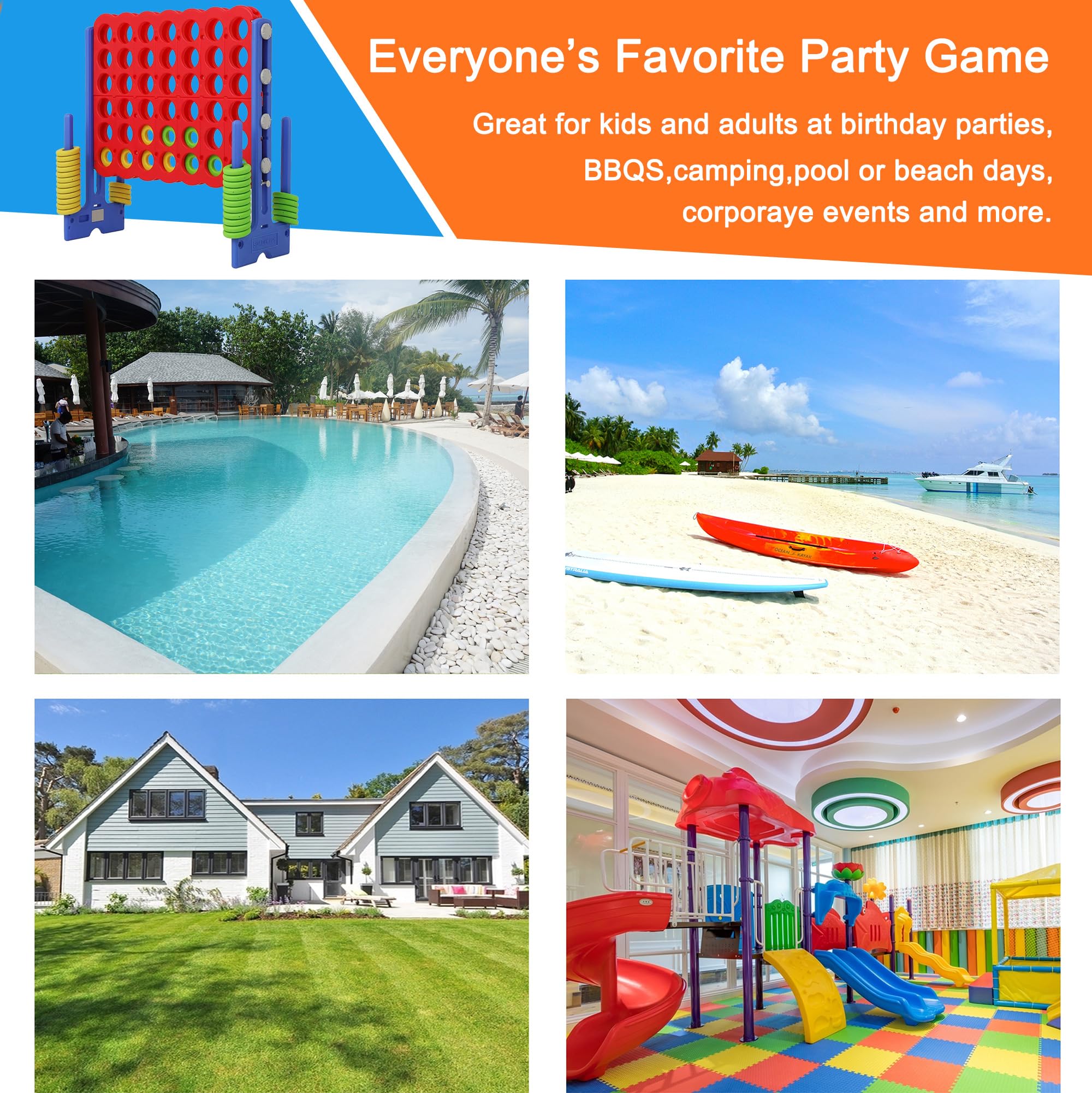 Weather resistant indoor outdoor party game