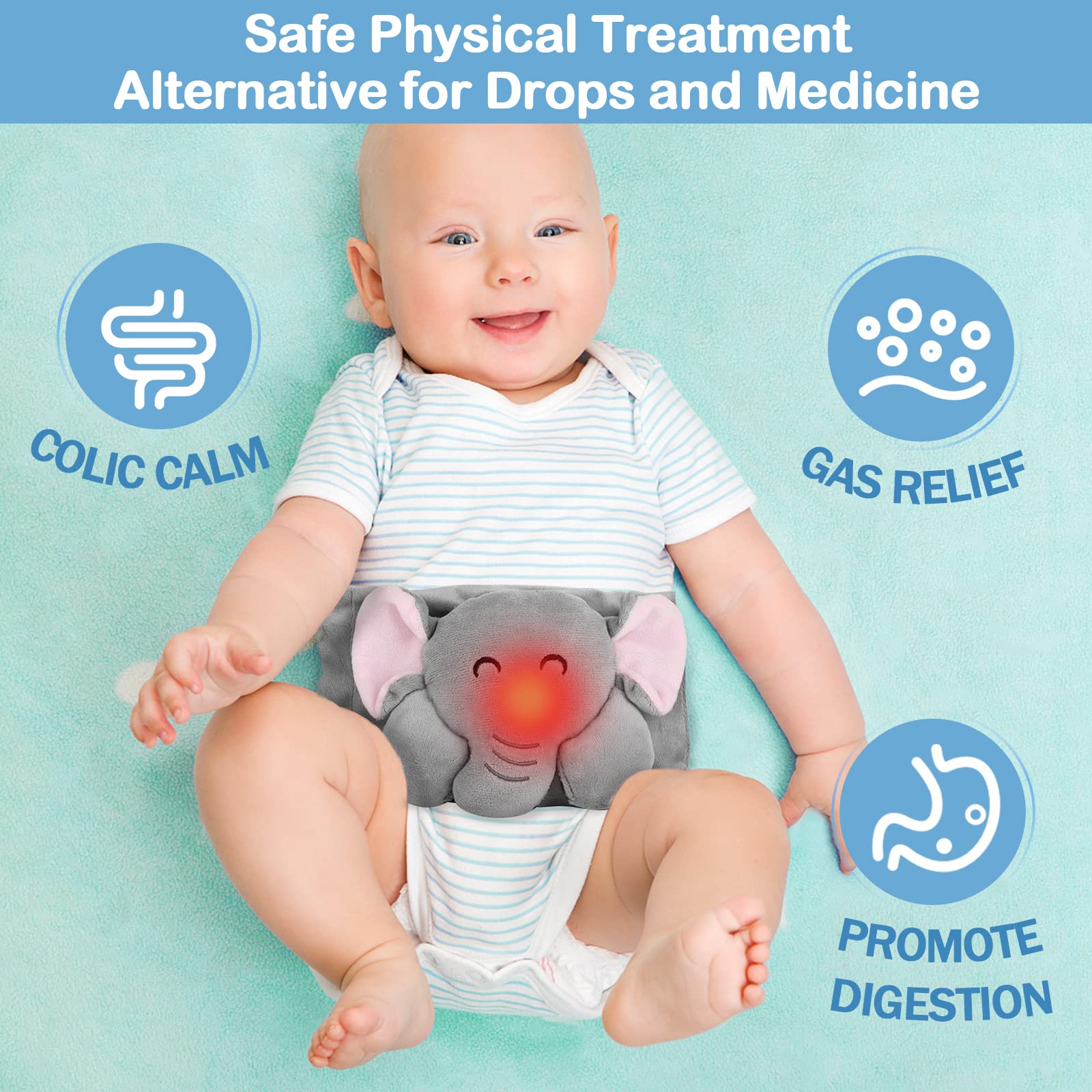Heigoeost gripe belt belly band for newborns
