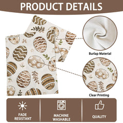 Easter eggs pattern on Heirloom Haven table runner