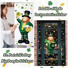 PVC window clings for St Patrick's Day by Heirloom Haven