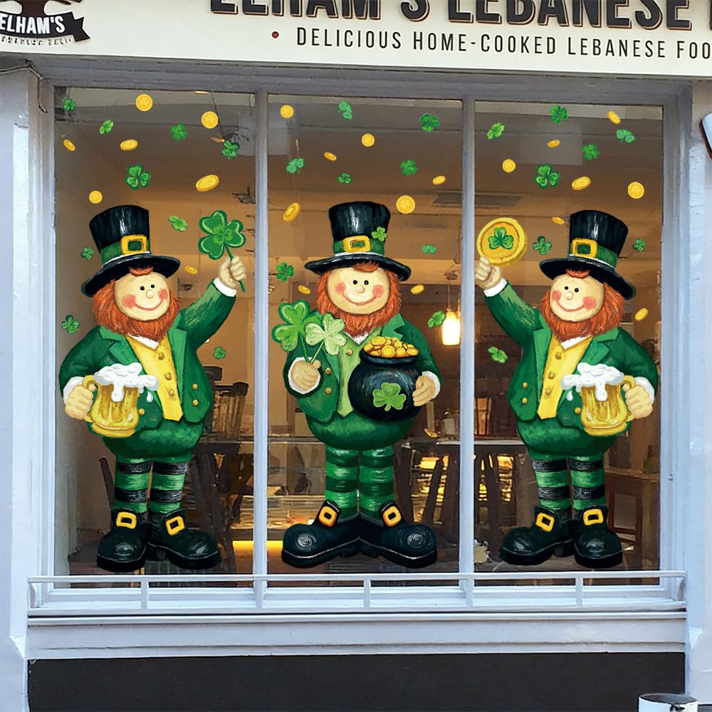 Static cling window stickers easy to apply to glass surfaces