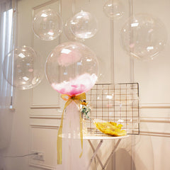 Helium ready TPU bubble balloons for events