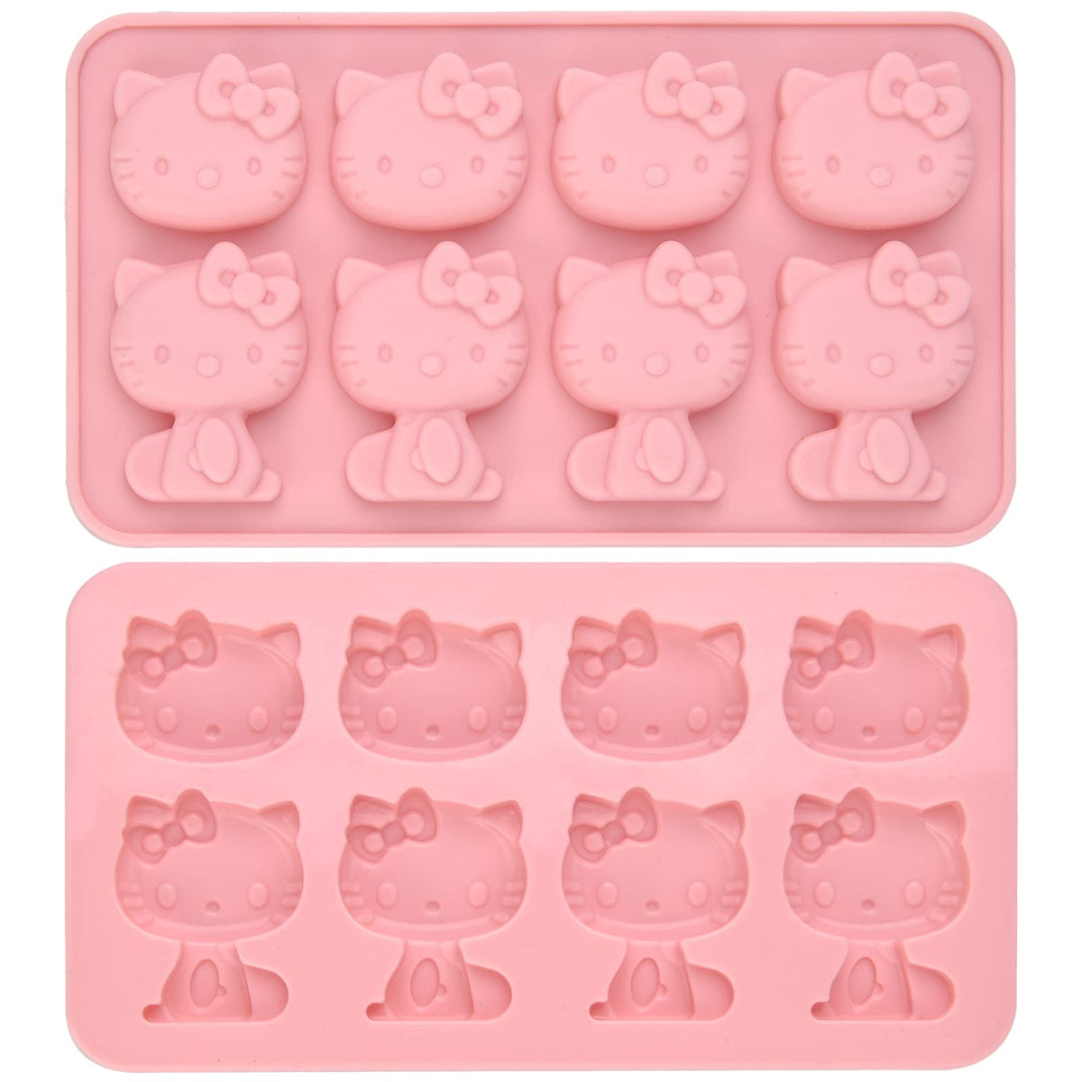 Hello Kitty silicone molds pink 2 pack