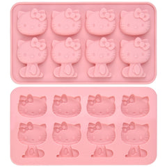 Hello Kitty silicone molds pink 2 pack