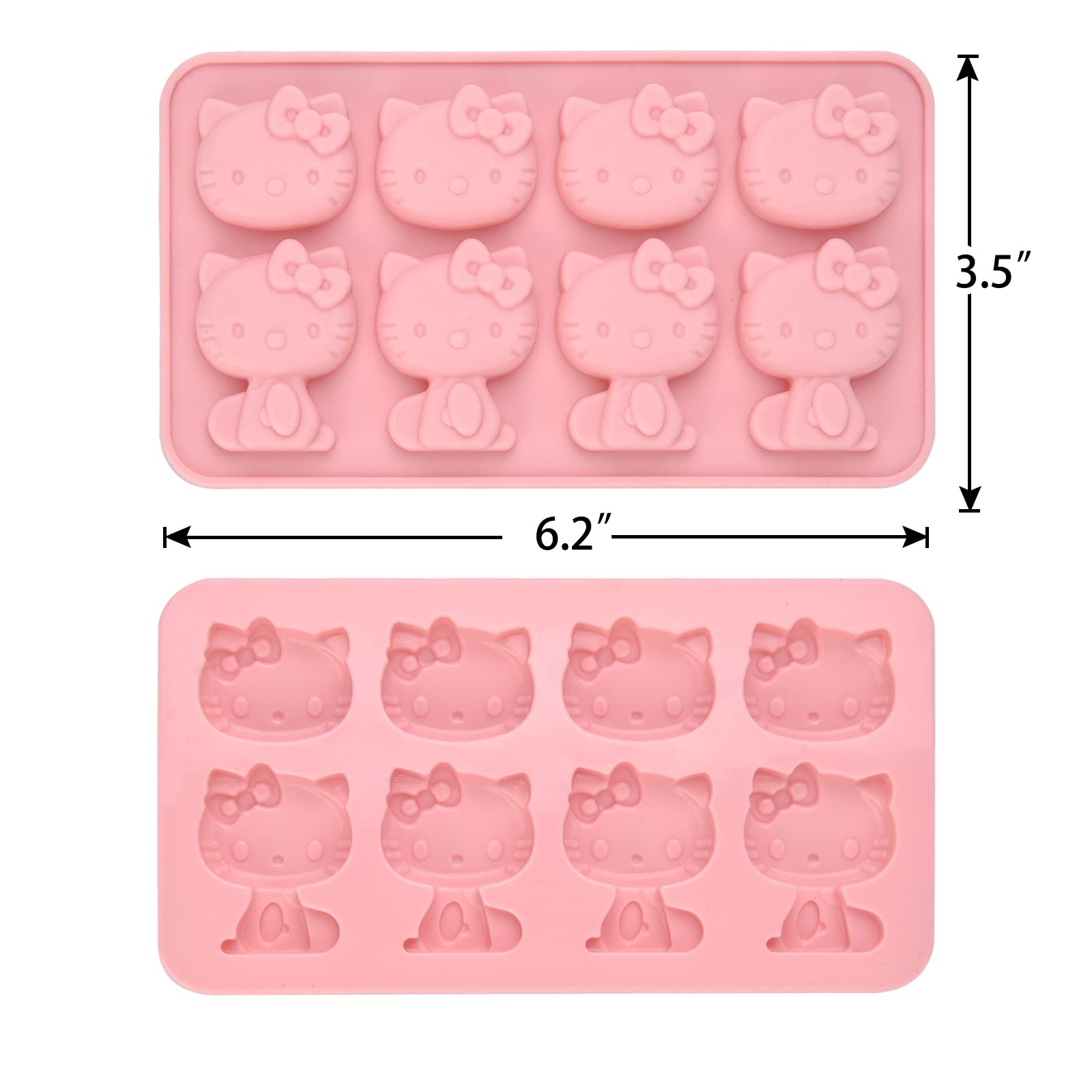 Hello Kitty candy mold for cake decoration 8 cups