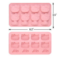 Hello Kitty candy mold for cake decoration 8 cups