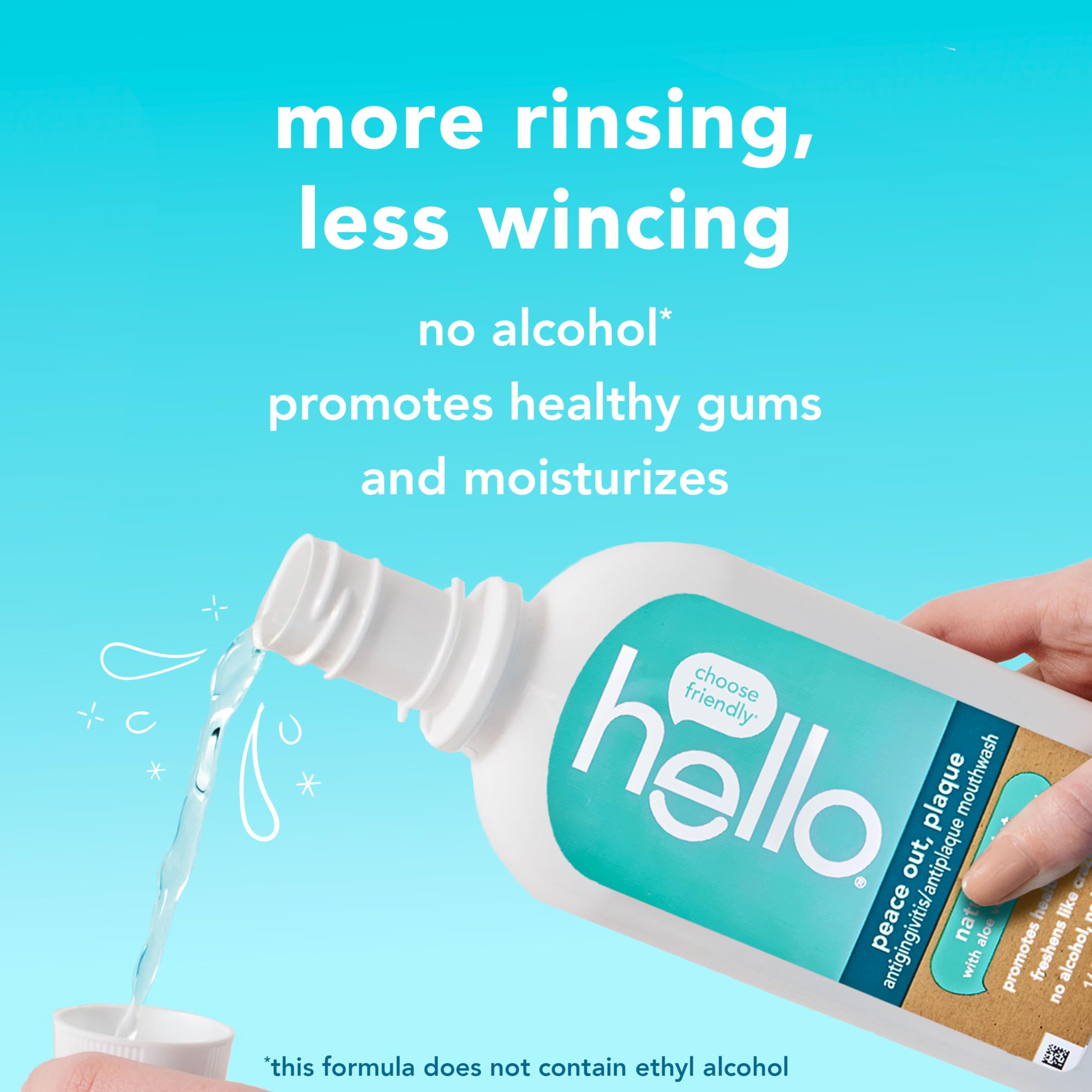 Vegan mint mouthwash gluten free SLS free