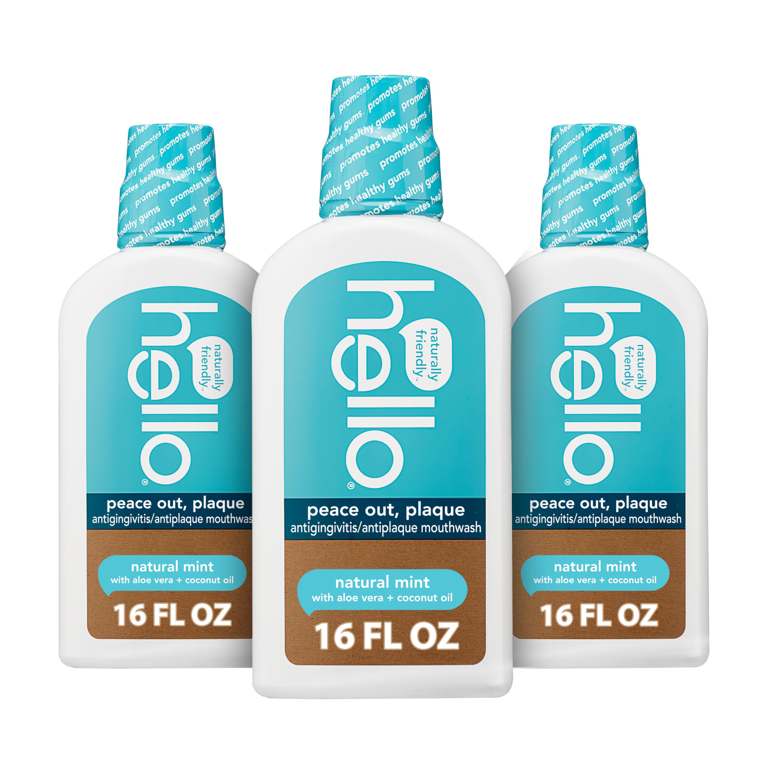 Vegan mint mouthwash no artificial flavors or dyes
