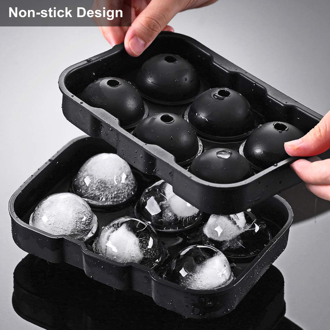 Flexible non-stick silicone ice molds by Helpcook