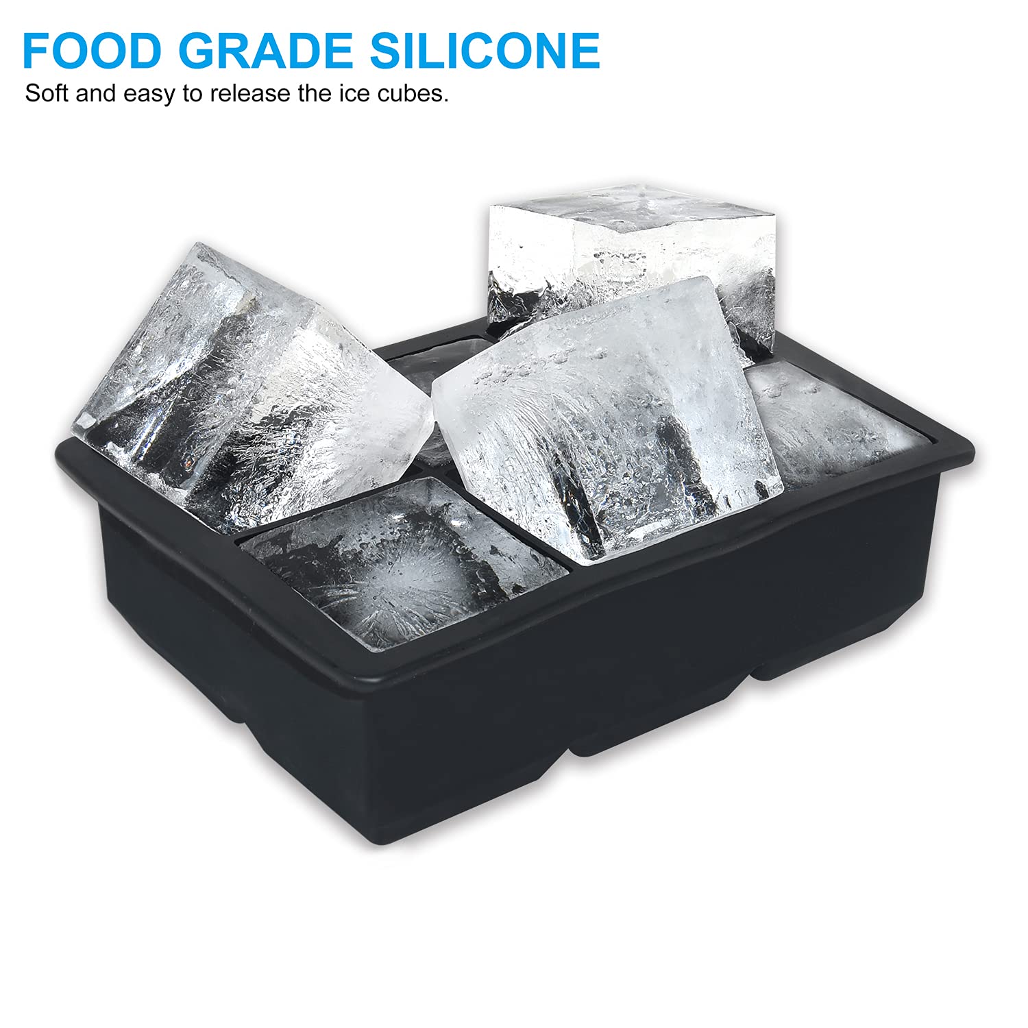 Food grade silicone ice mold set by Helpcook