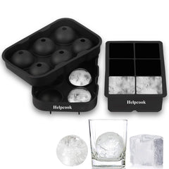 Helpcook silicone sphere ice ball maker with 6 balls