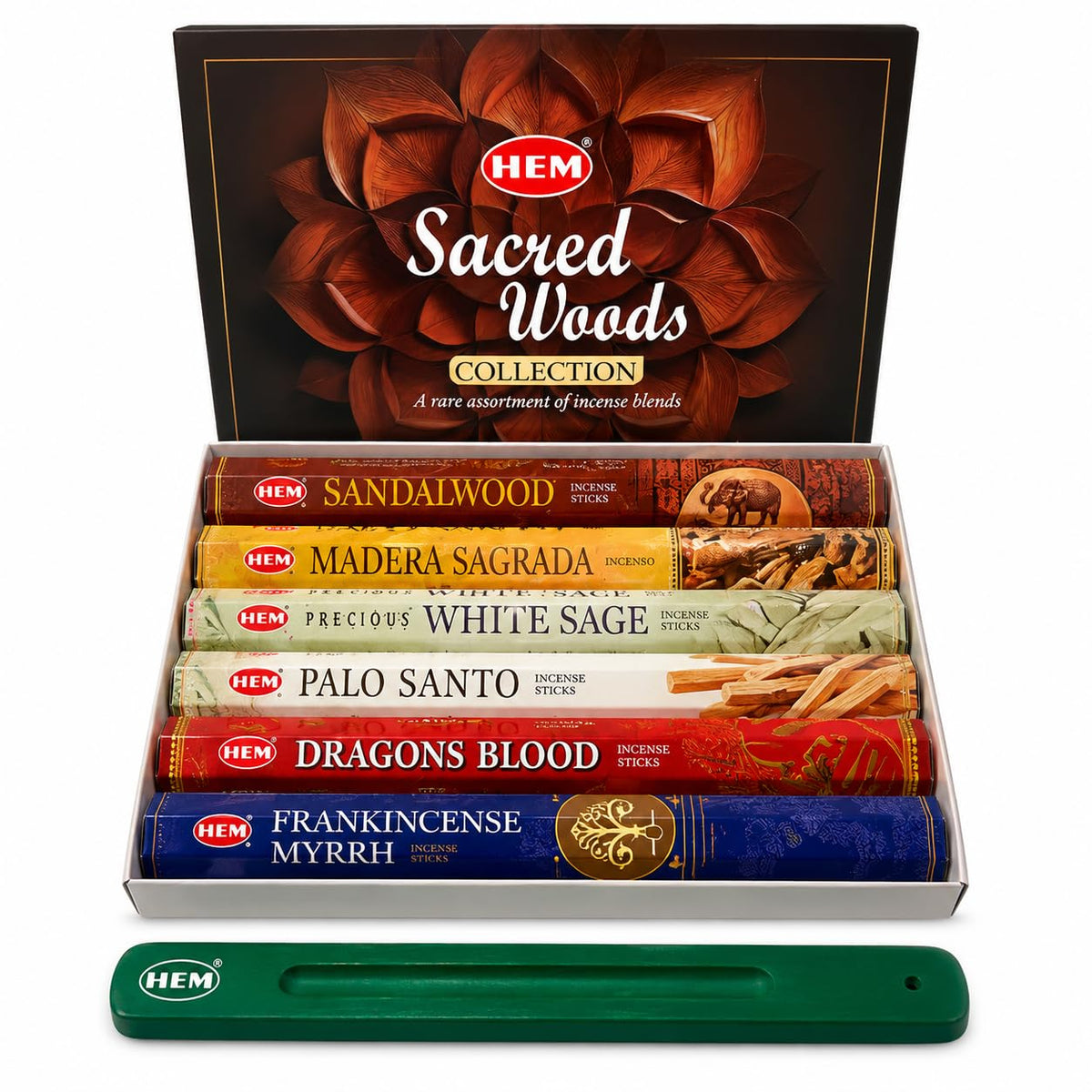 Hem Assorted Sacred Woods Incense Sticks box set