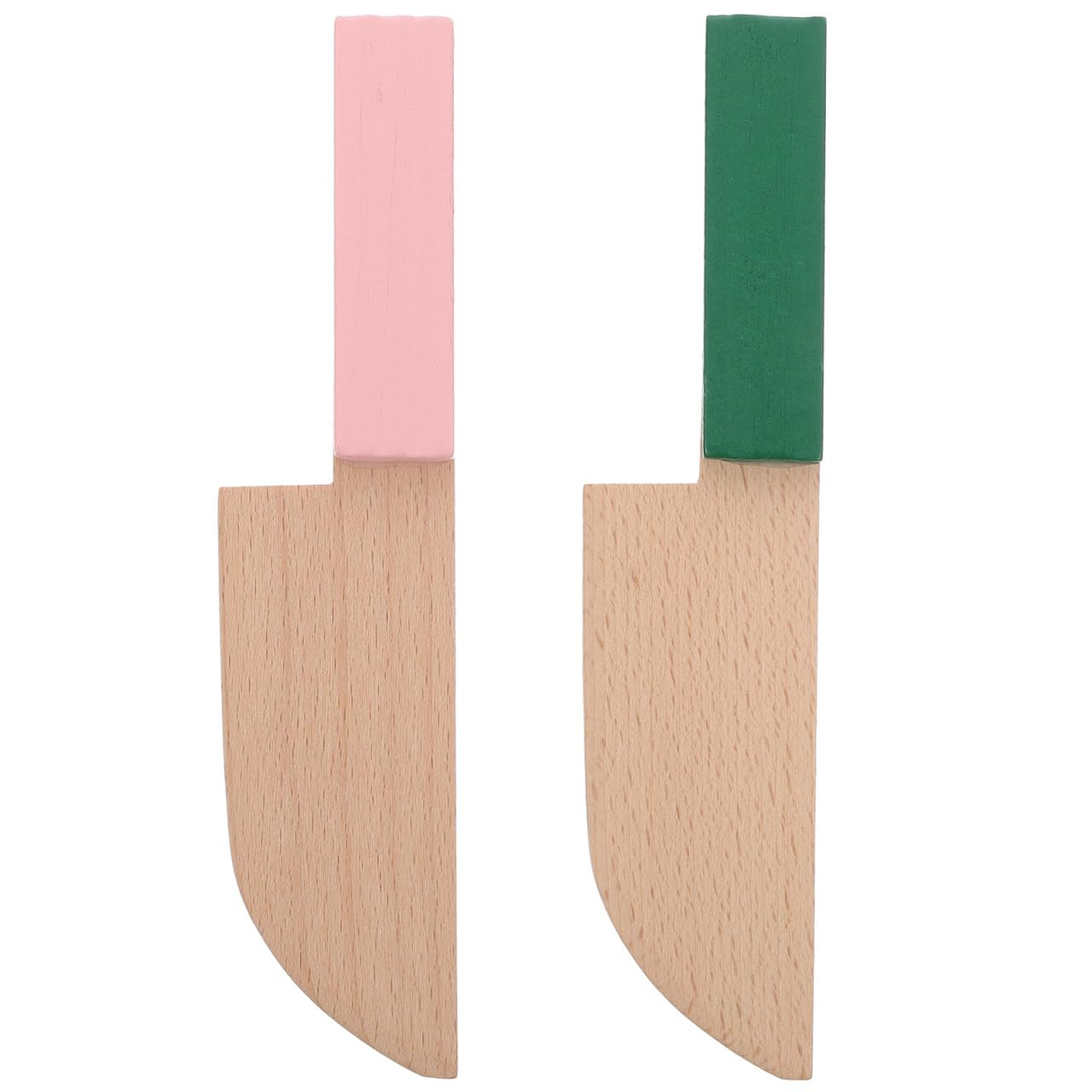 Hemoton kids wooden knife set for pretend play