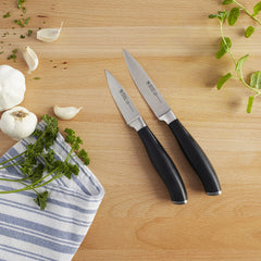 Elan by Henckels 2pc paring knife set satin blade forged from German steel