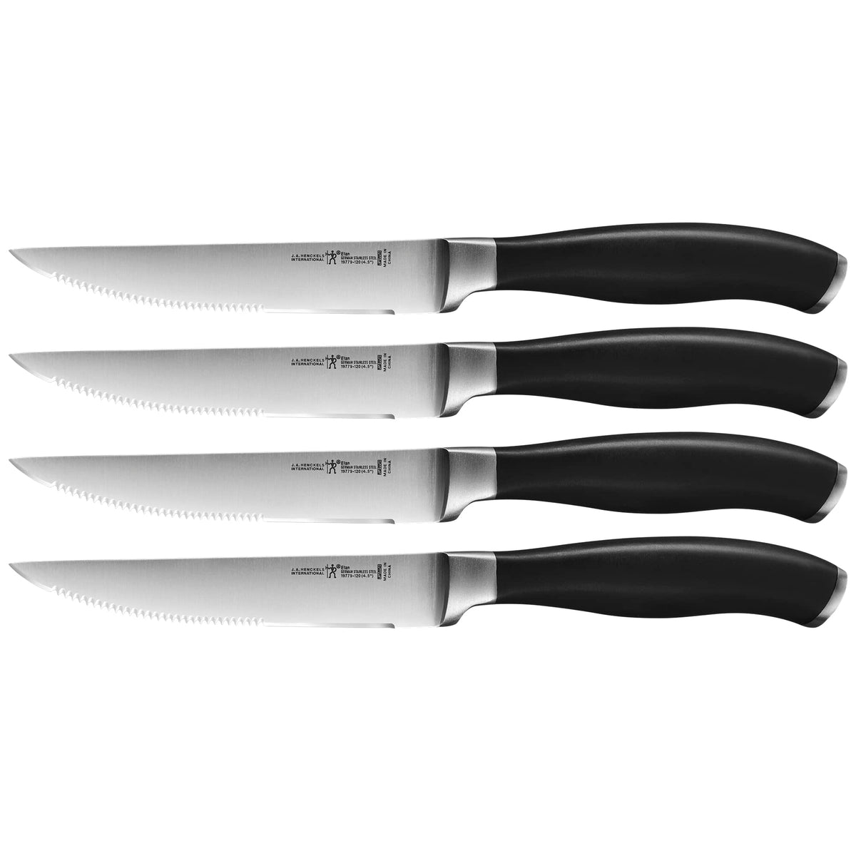 Henckels Elan 4pc steak knife set German stainless steel blades