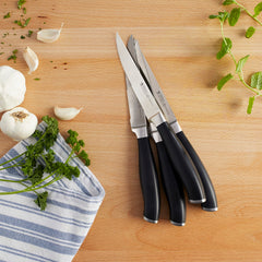Ergonomic handle with stainless steel endcap Henckels Elan