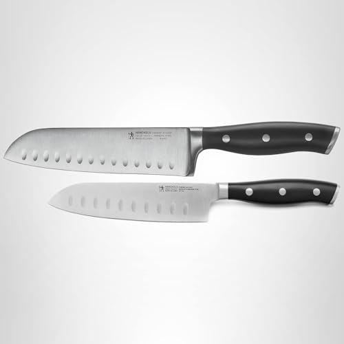 Two-piece santoku set in black image