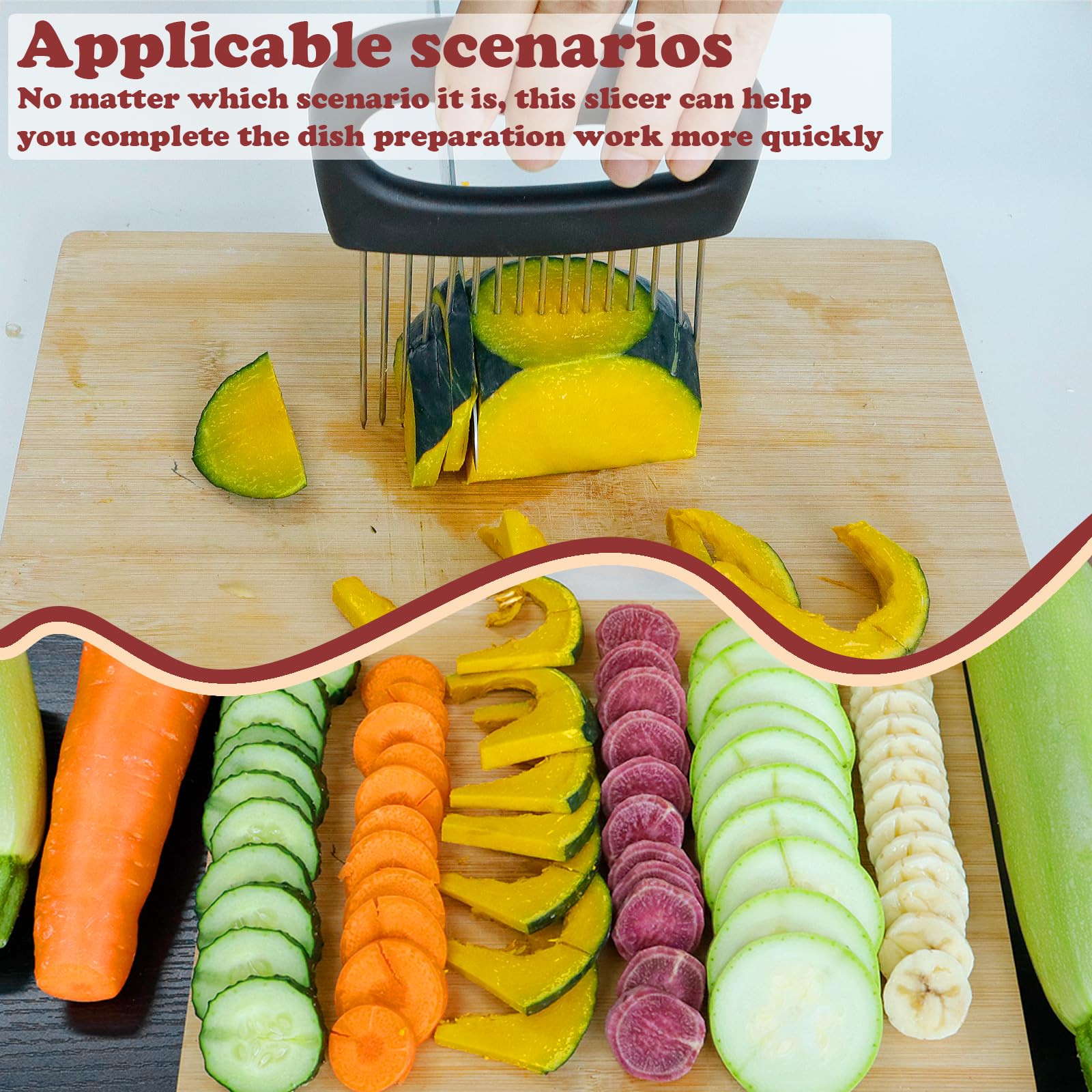 Dishwasher safe onion slicer parts top rack ready