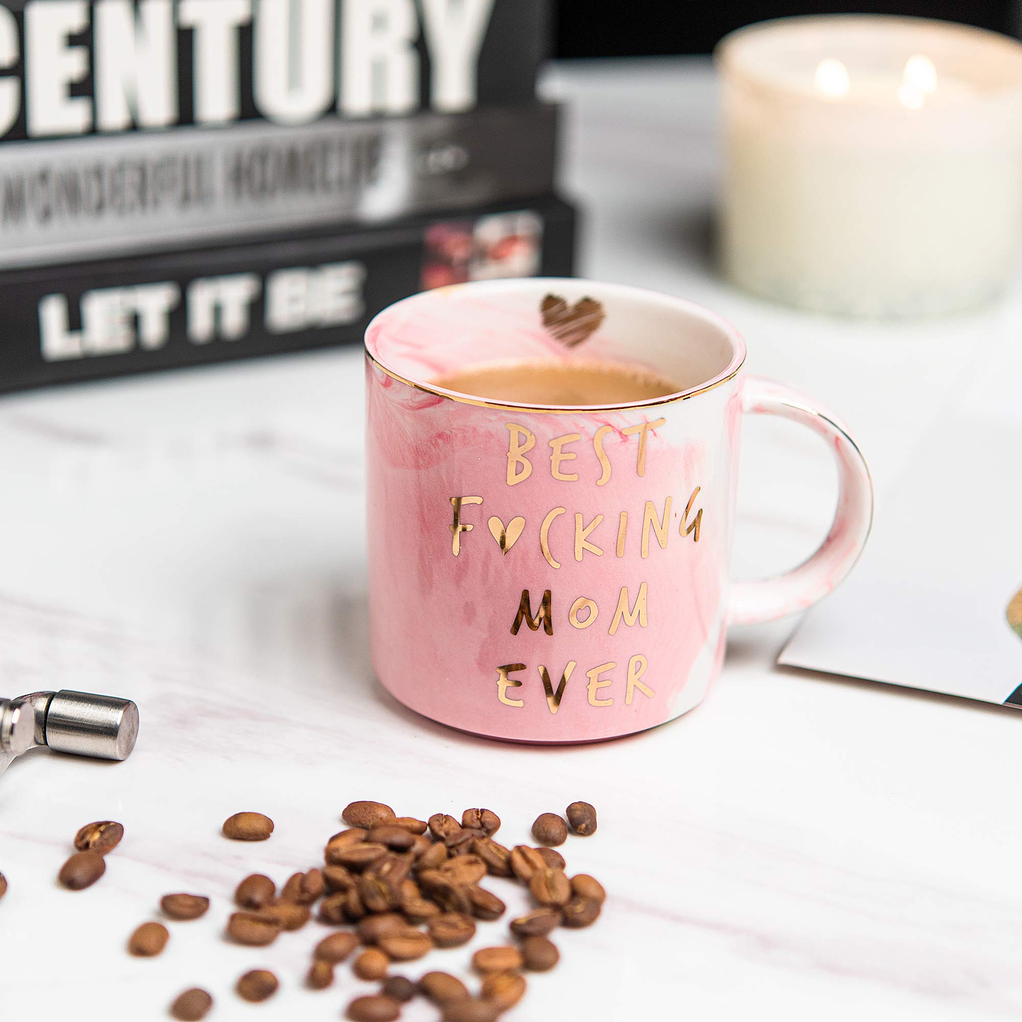 Funny mom birthday mug by Hendson