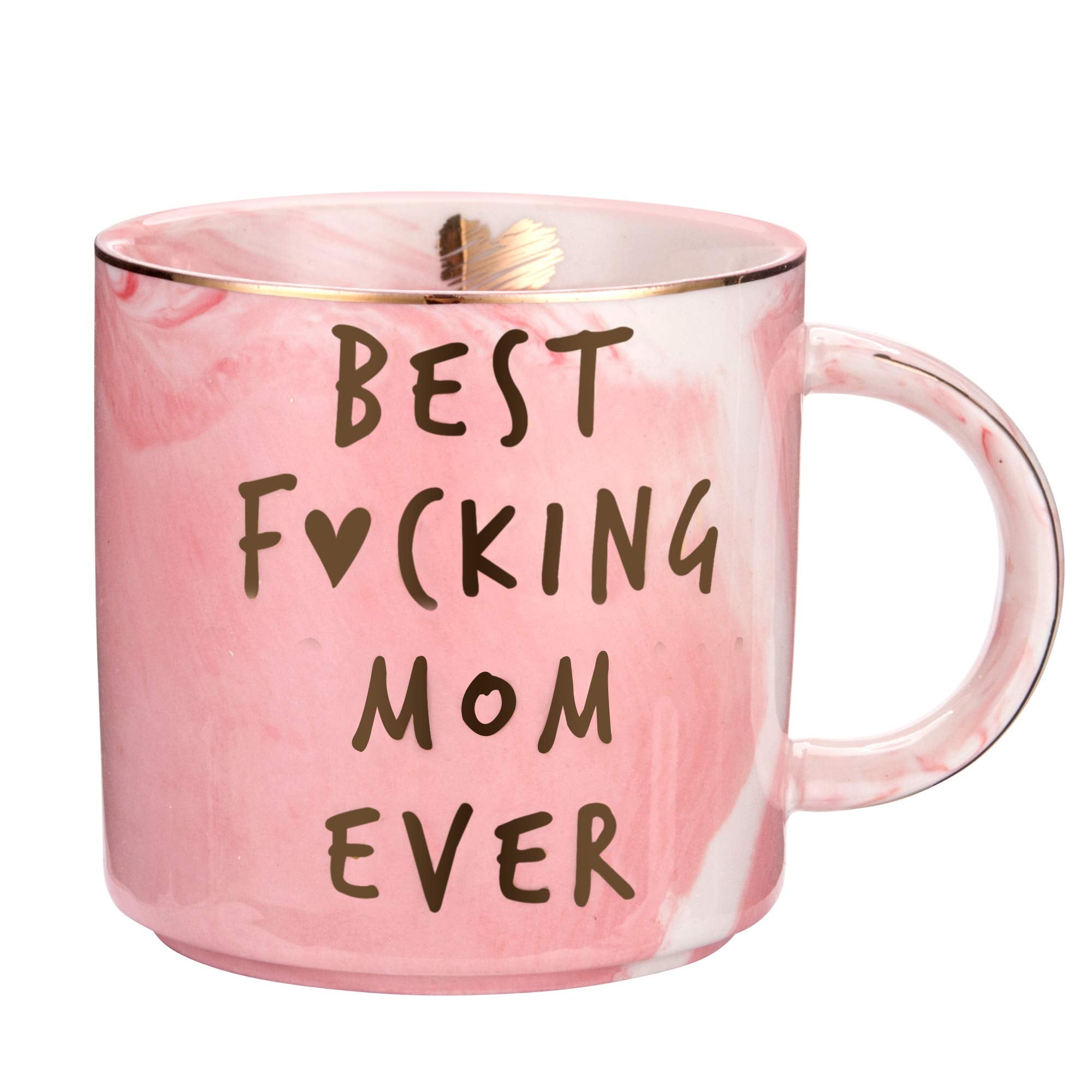 Hendson pink marble mug 11.5oz coffee cup