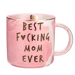 Hendson pink marble mug 11.5oz coffee cup