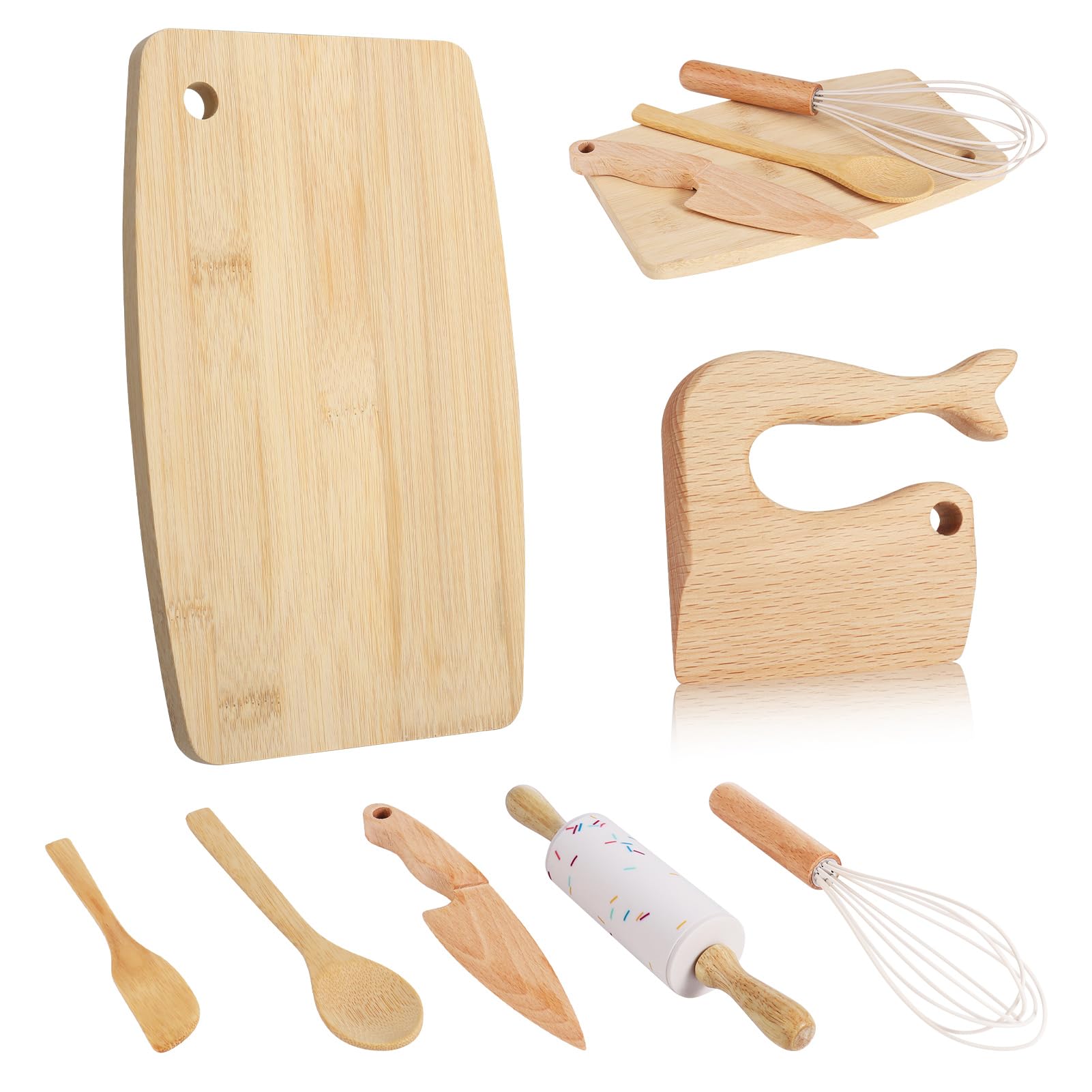 HEQU wooden kids knives style 1 with child safe design