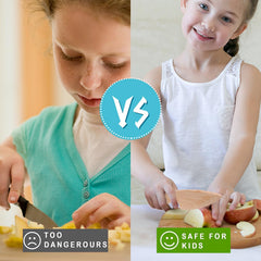 HEQU wooden kids knives style 2 for real cooking