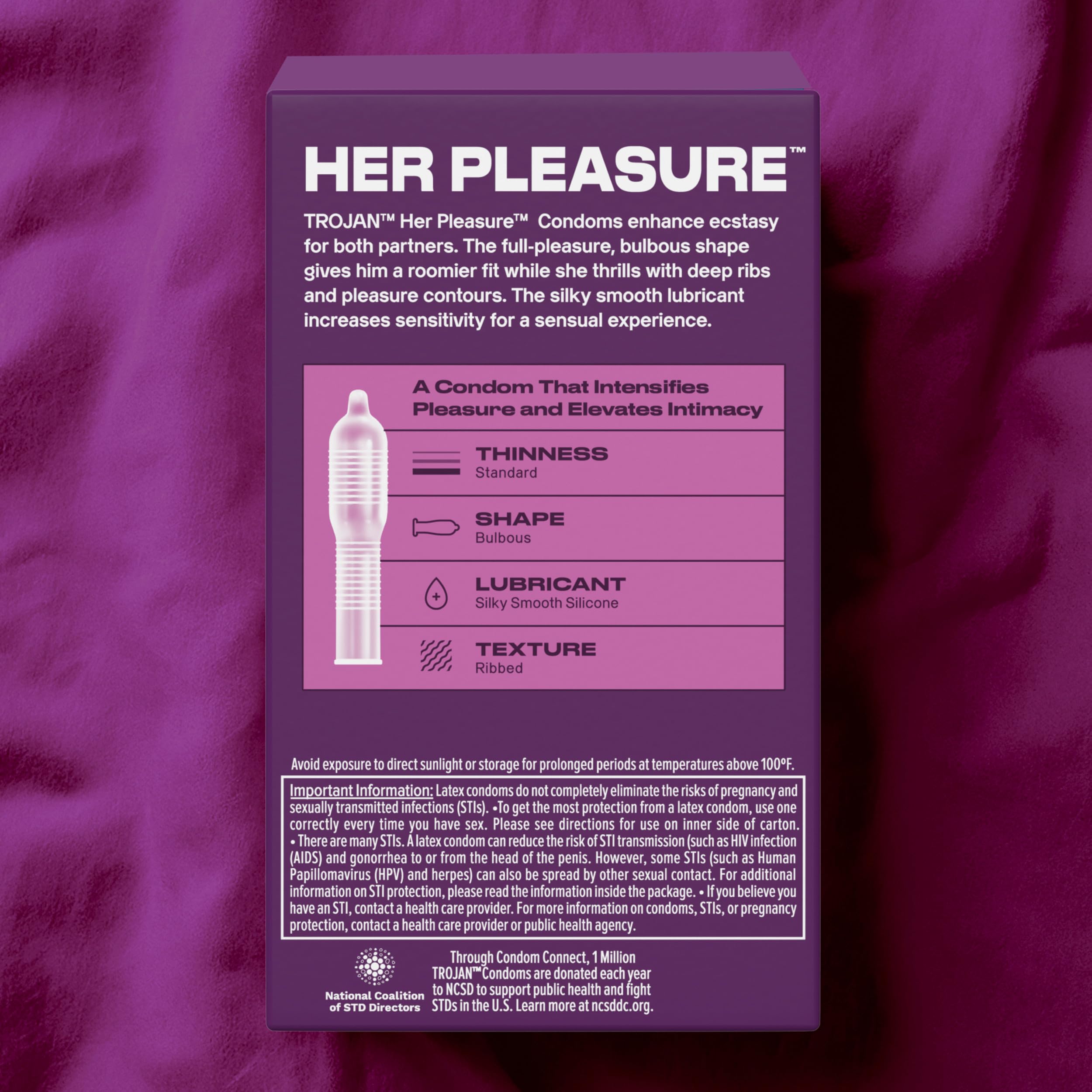 TROJAN lubricated condoms for enhanced sensitivity
