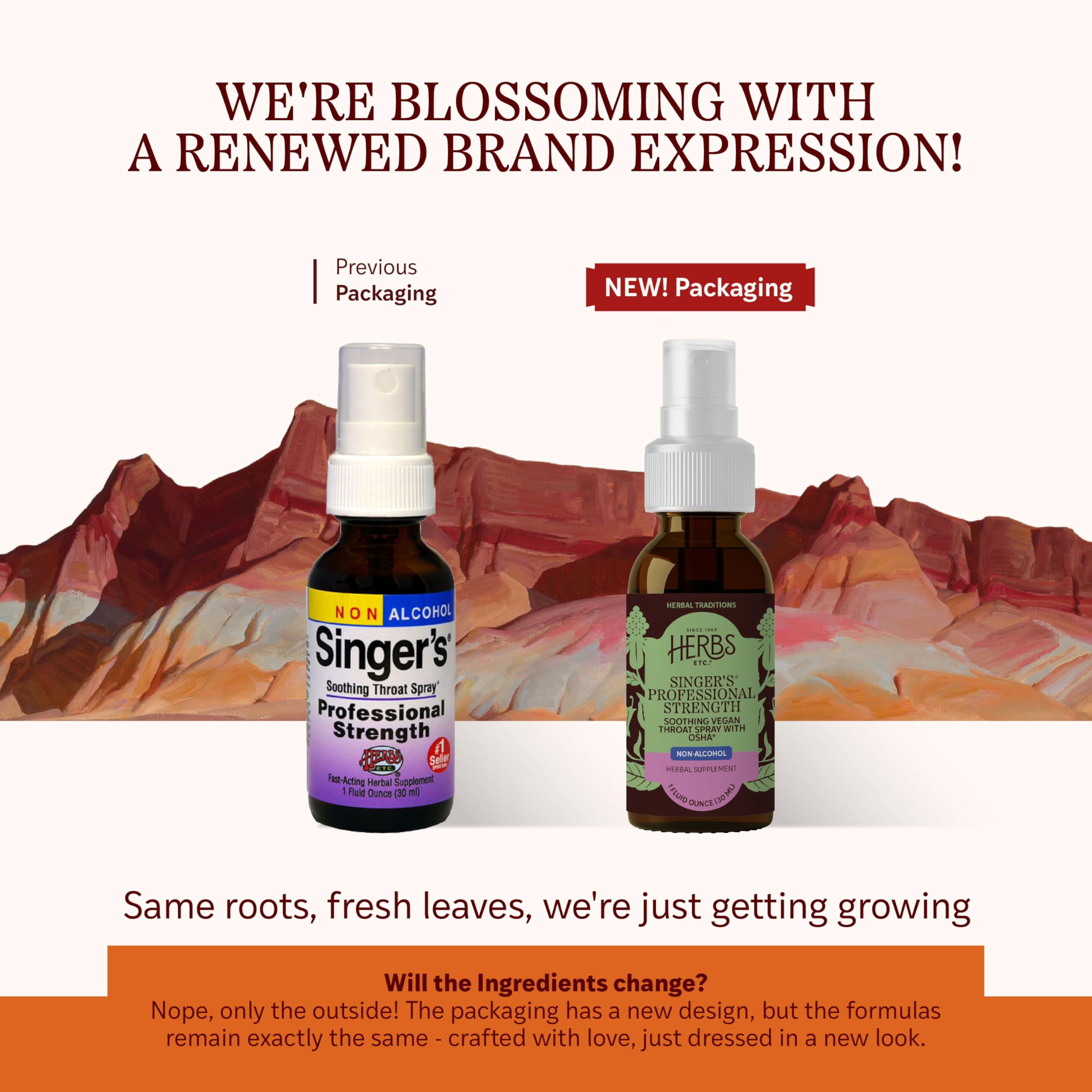Vegan throat spray with Osha by Herbs Etc for vocal care